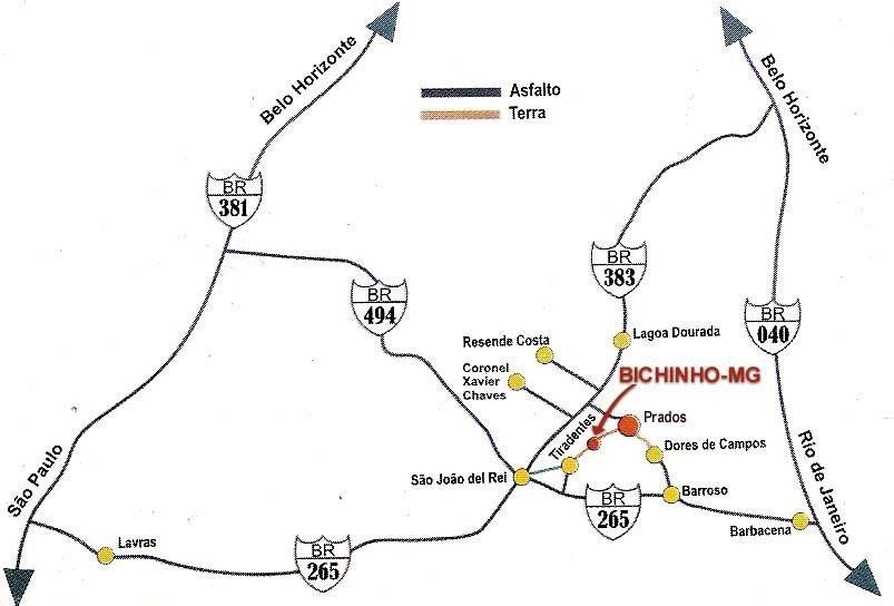 Mapa Bichinho